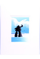 Inukshuk Winter by Mark Preston Matted