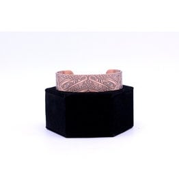 Bracelet Haida en Cuivre - Wolves par Andrew Williams