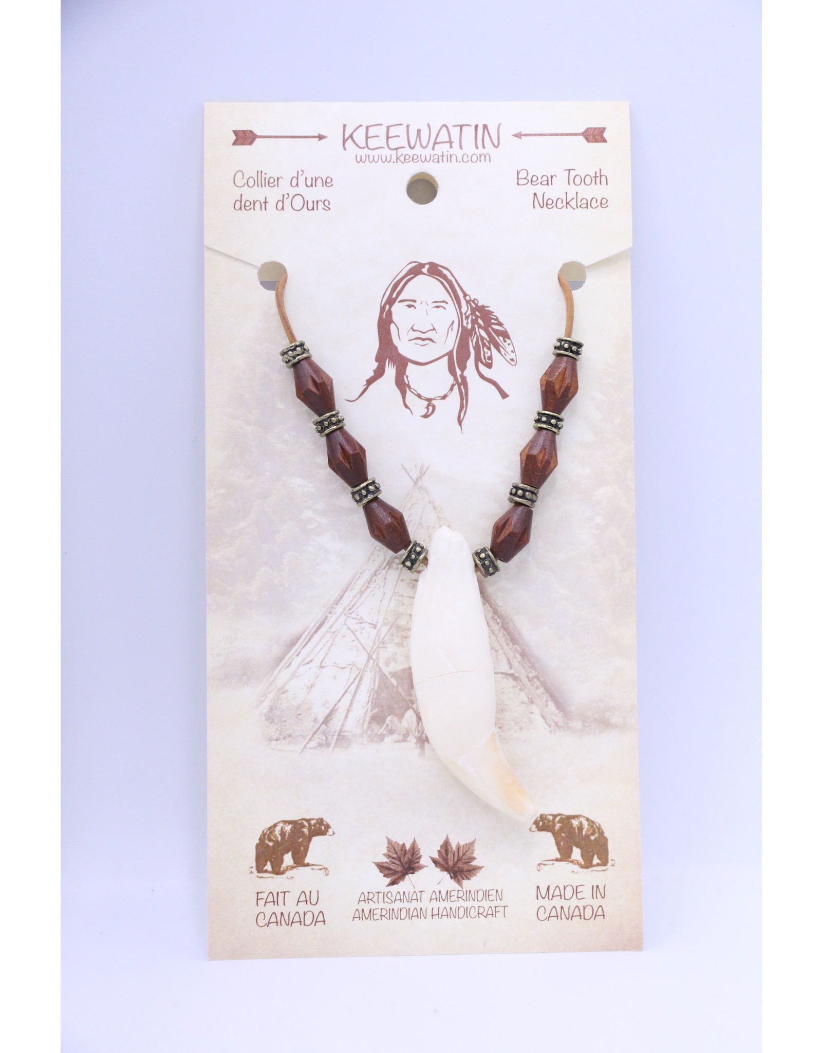 Bear Tooth Necklace (Amerindian Necklaces Z)