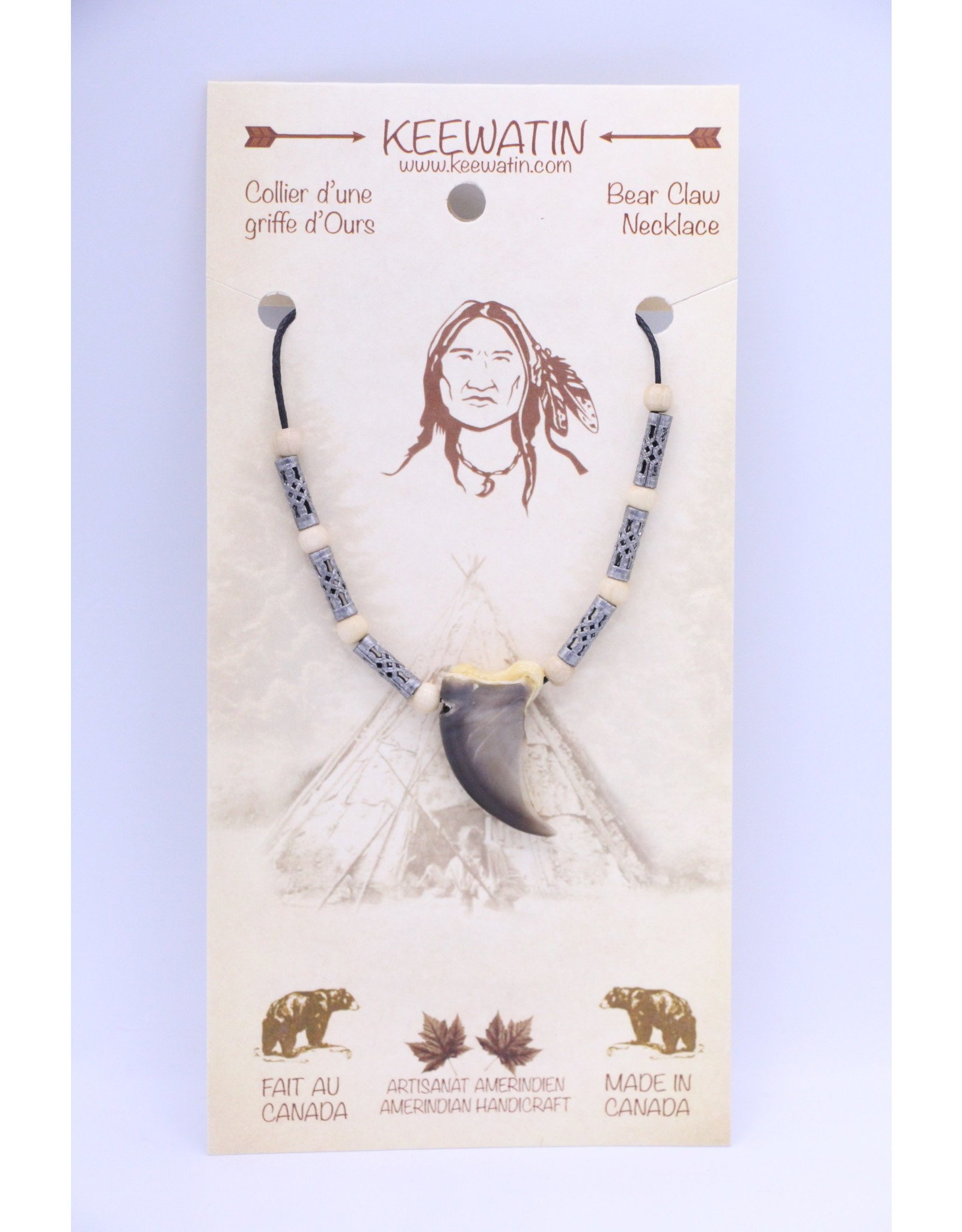 Bear Claw Necklace (Amerindian Necklaces M)