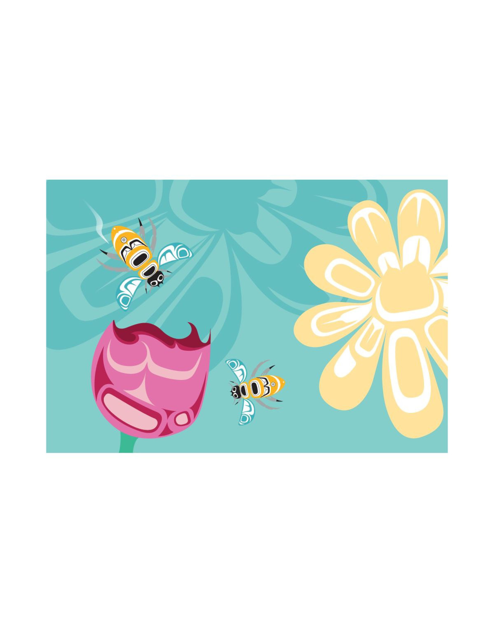 Carte Postale Bee & Blossoms par Paul Windsor - PC143