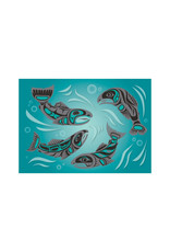 Sacred Salmon by Paul Windsor Postcard - PC106