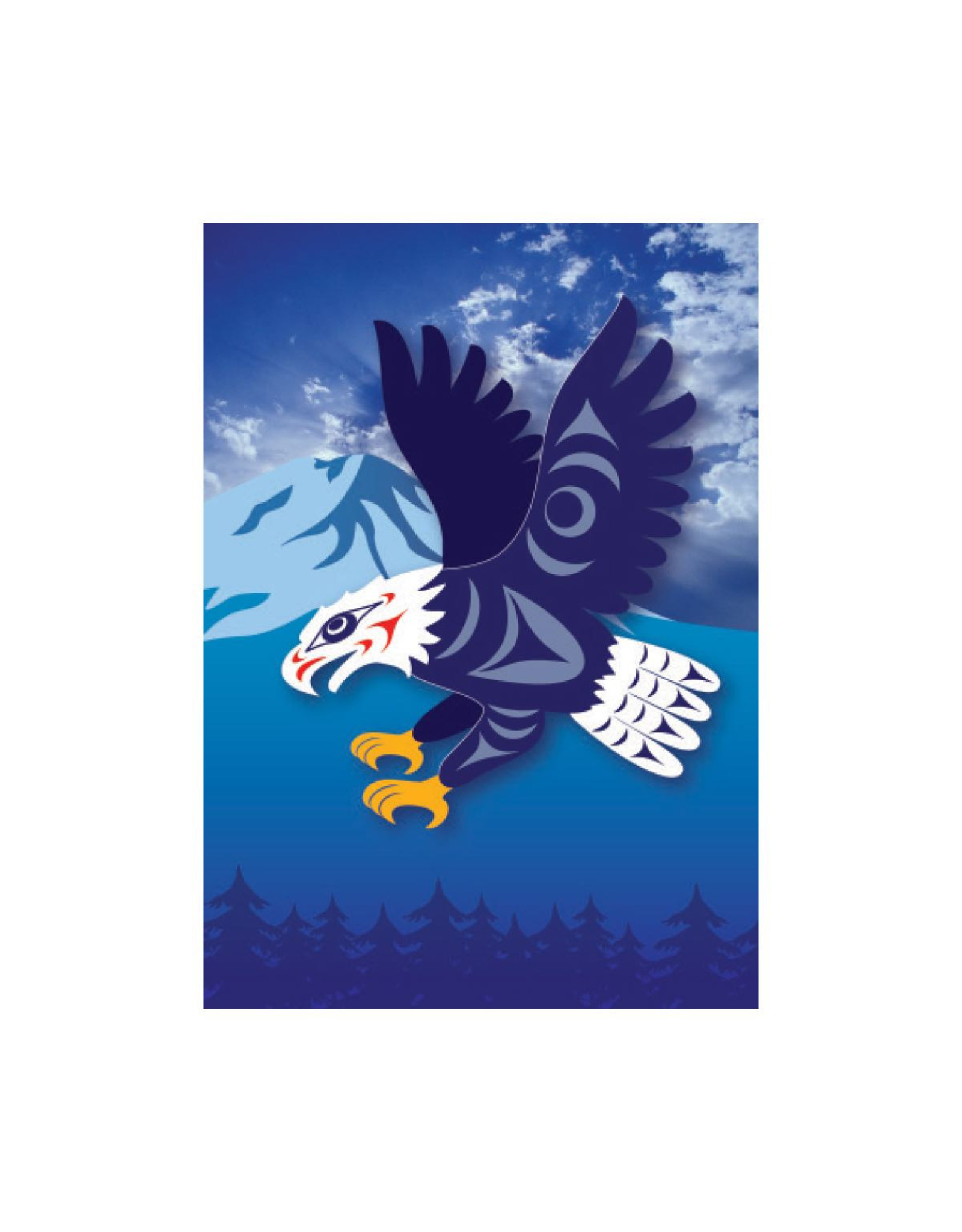 Carte Postale Spoqes (Eagle) par Terry Horne - PC110