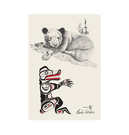 Carte Postale Bear par Charles Silverfox