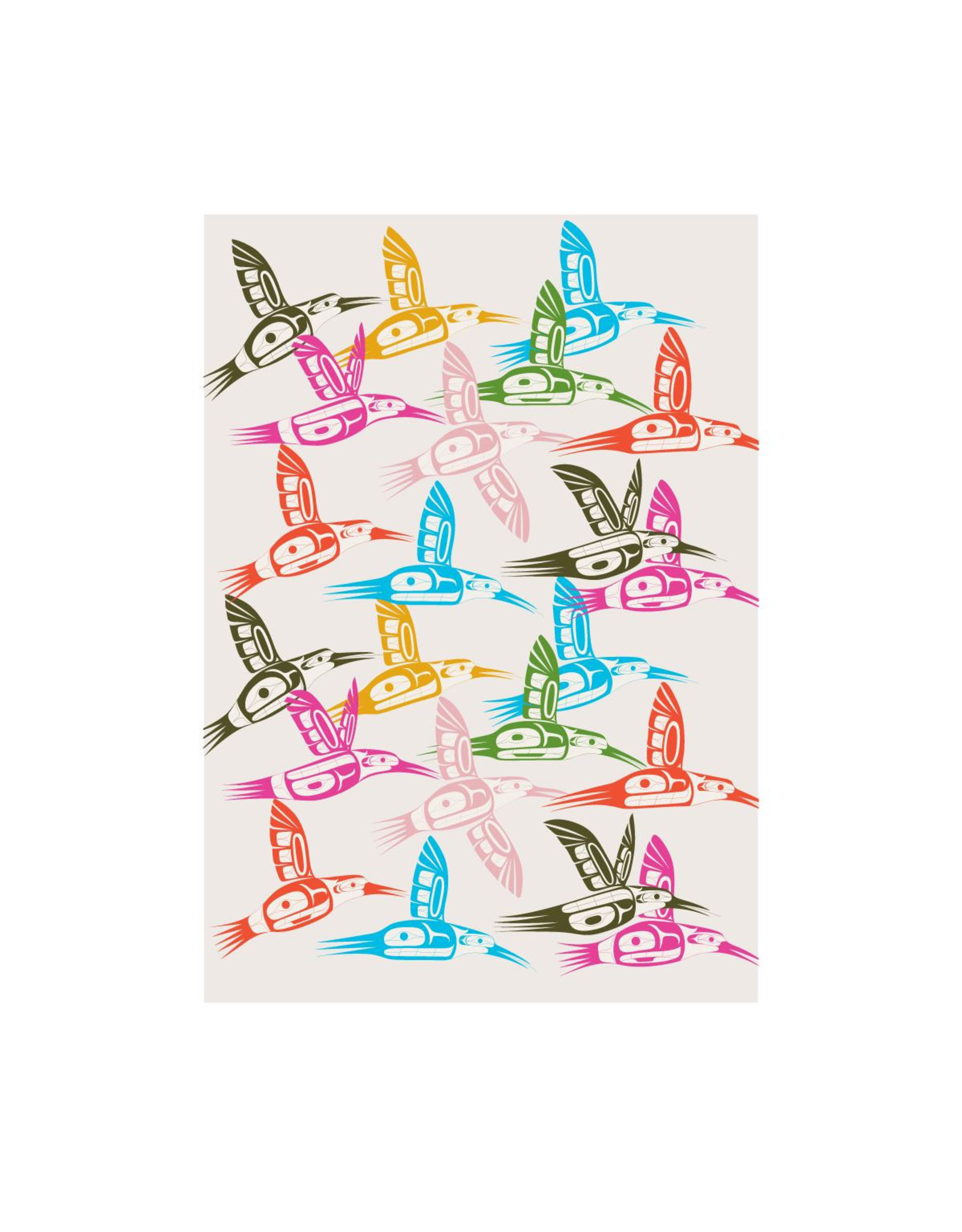 Hummingbirds by Ben Houstie Postcard - PC90