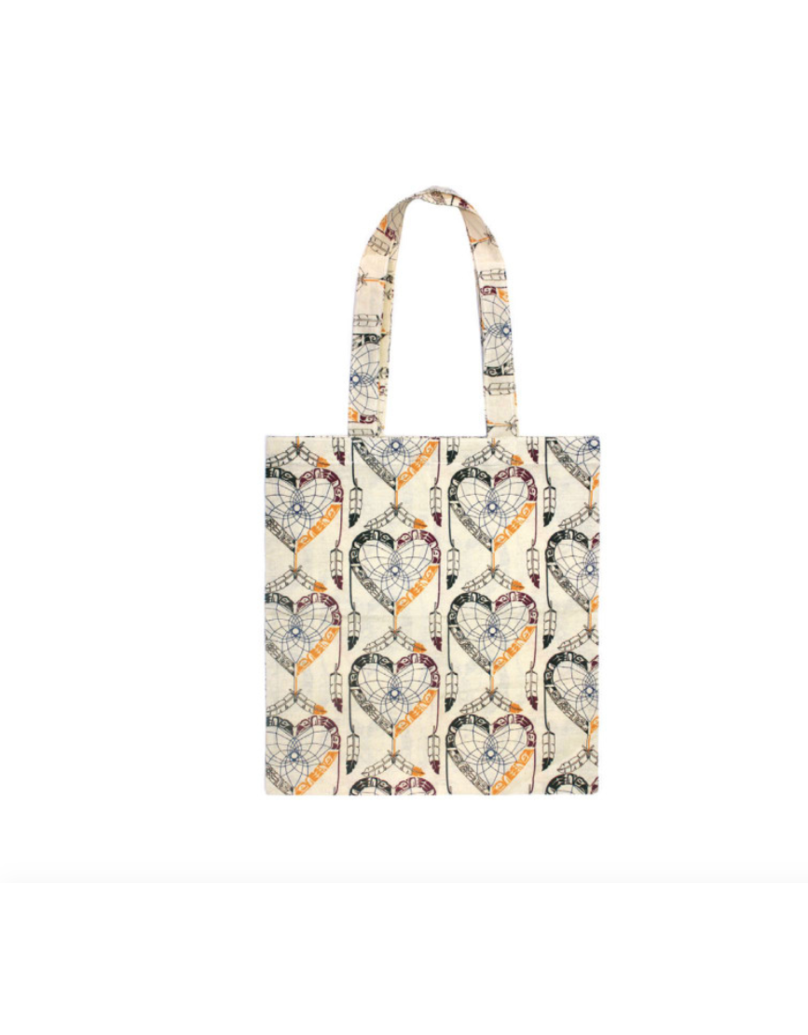 Cotton Eco Tote - Healing Eagle Heart by Mervin Windsor