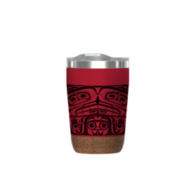 Cork Base Travel Mug - Treasure of our Ancestors by Donnie Edenshaw