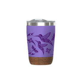 Cork Base Travel Mug - Hummingbird by Simone Diamond