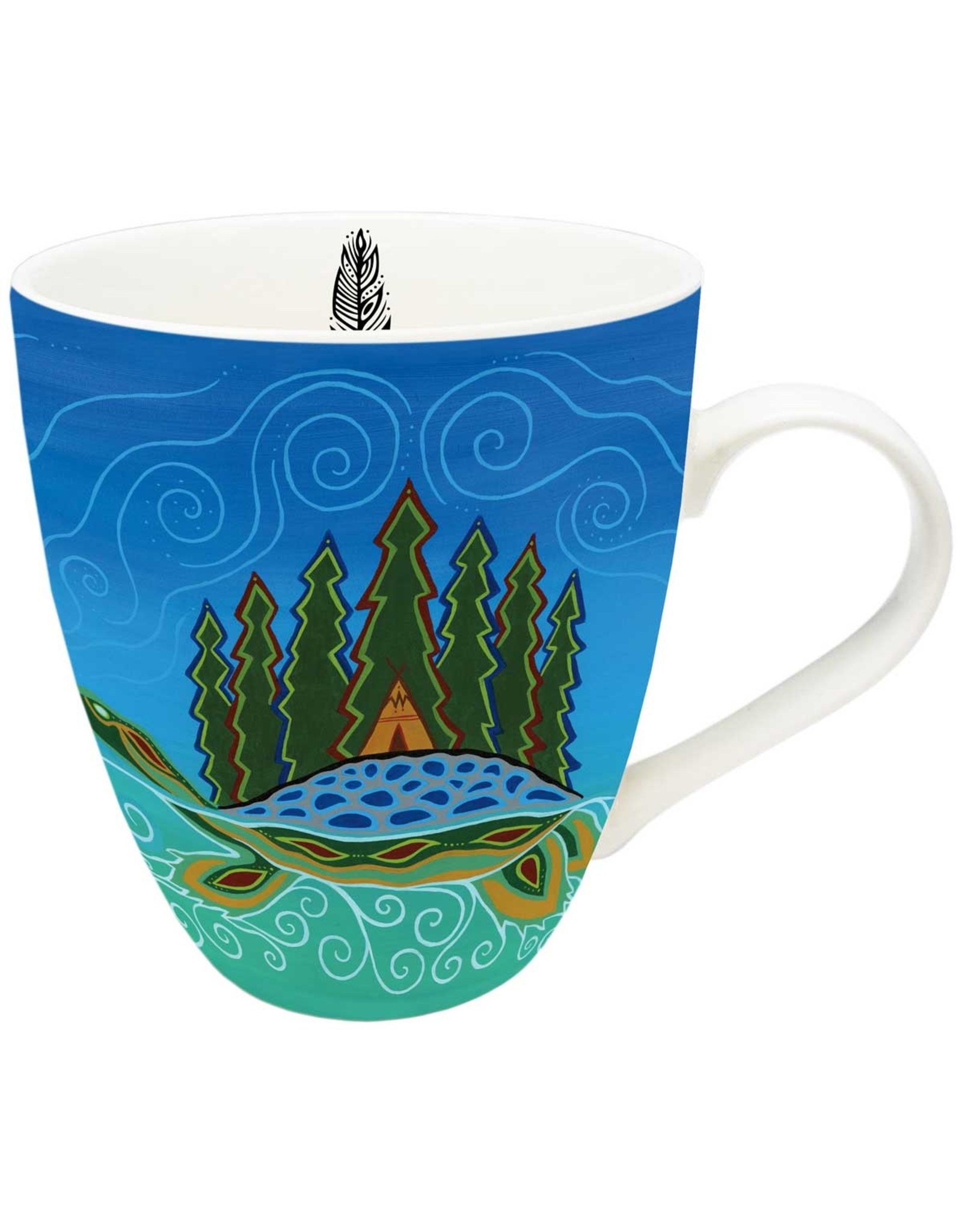 Turtle Island by Patrick Hunter Mug - POD2293MUGS