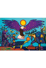 Where Sky, Water and Land Meet by Jim Oskineegish Card