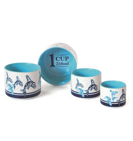 Ceramic Measuring Cup Set - Orca Family (MC14)