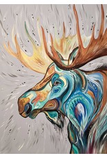 Cree Style Moose par Carla Joseph Encadrée