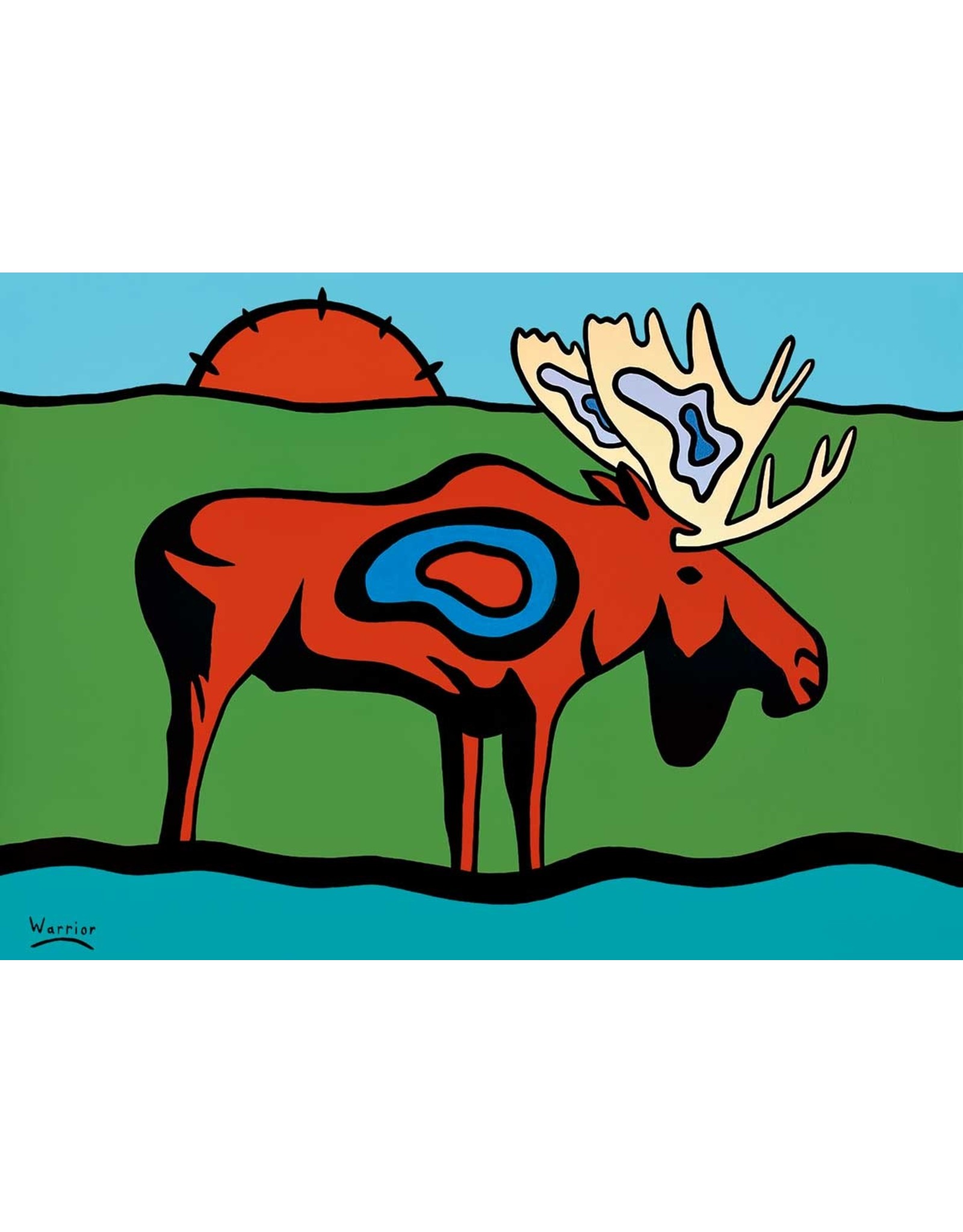 Moose Spirit par Lorne Julien Encadrée