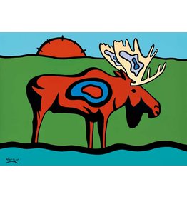 Moose Spirit by Lorne Julien Framed