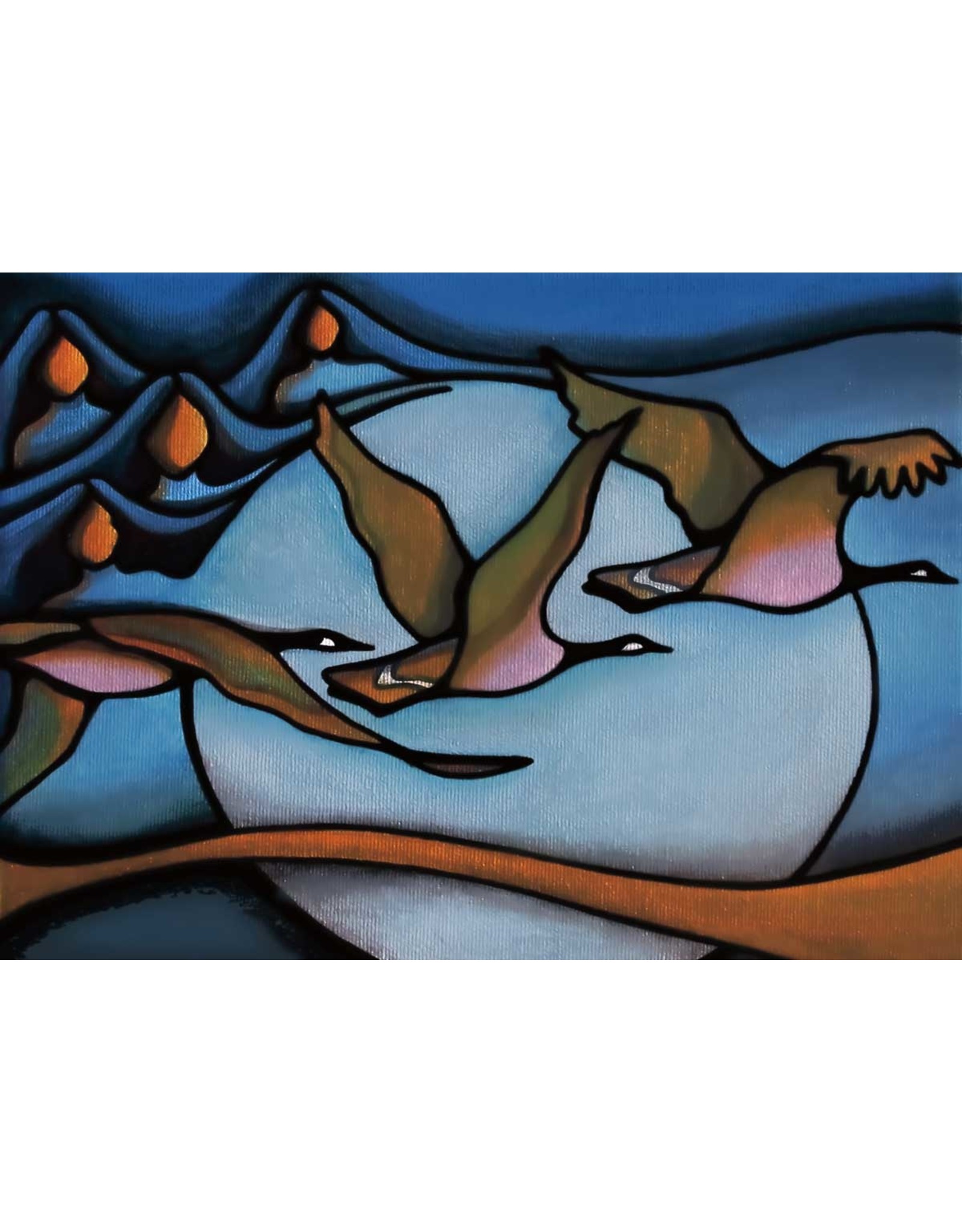 Sky Sisters par Nathalie Coutu Encadrée