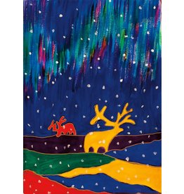 Aurora Caribou by Dawn Oman Card