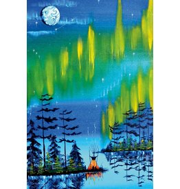 Grande Toile Northern Lights par William Monague