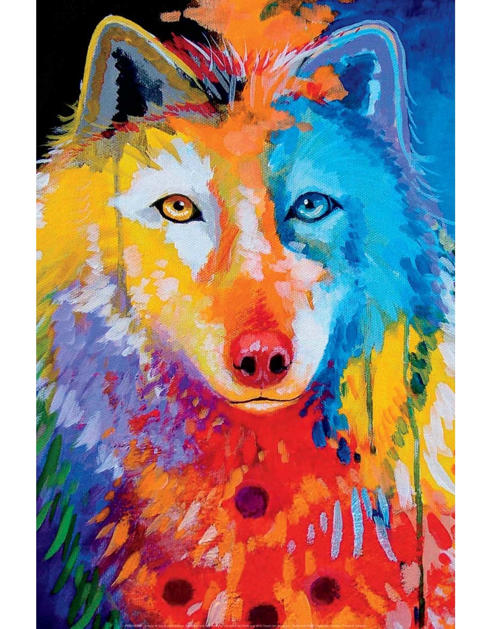 Looking at You par John Balloue Canvas