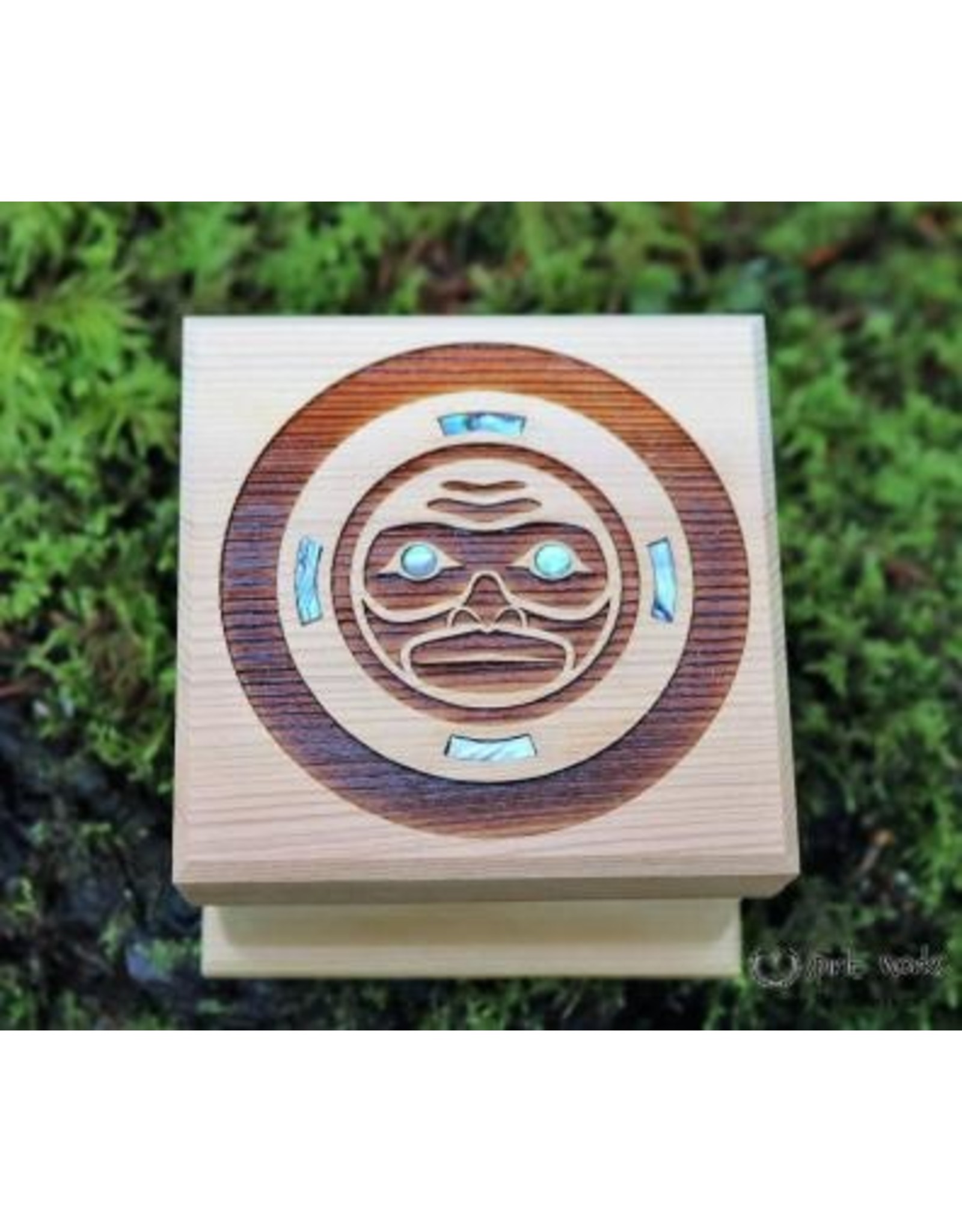 Small Bentwood Box - Moon Mask