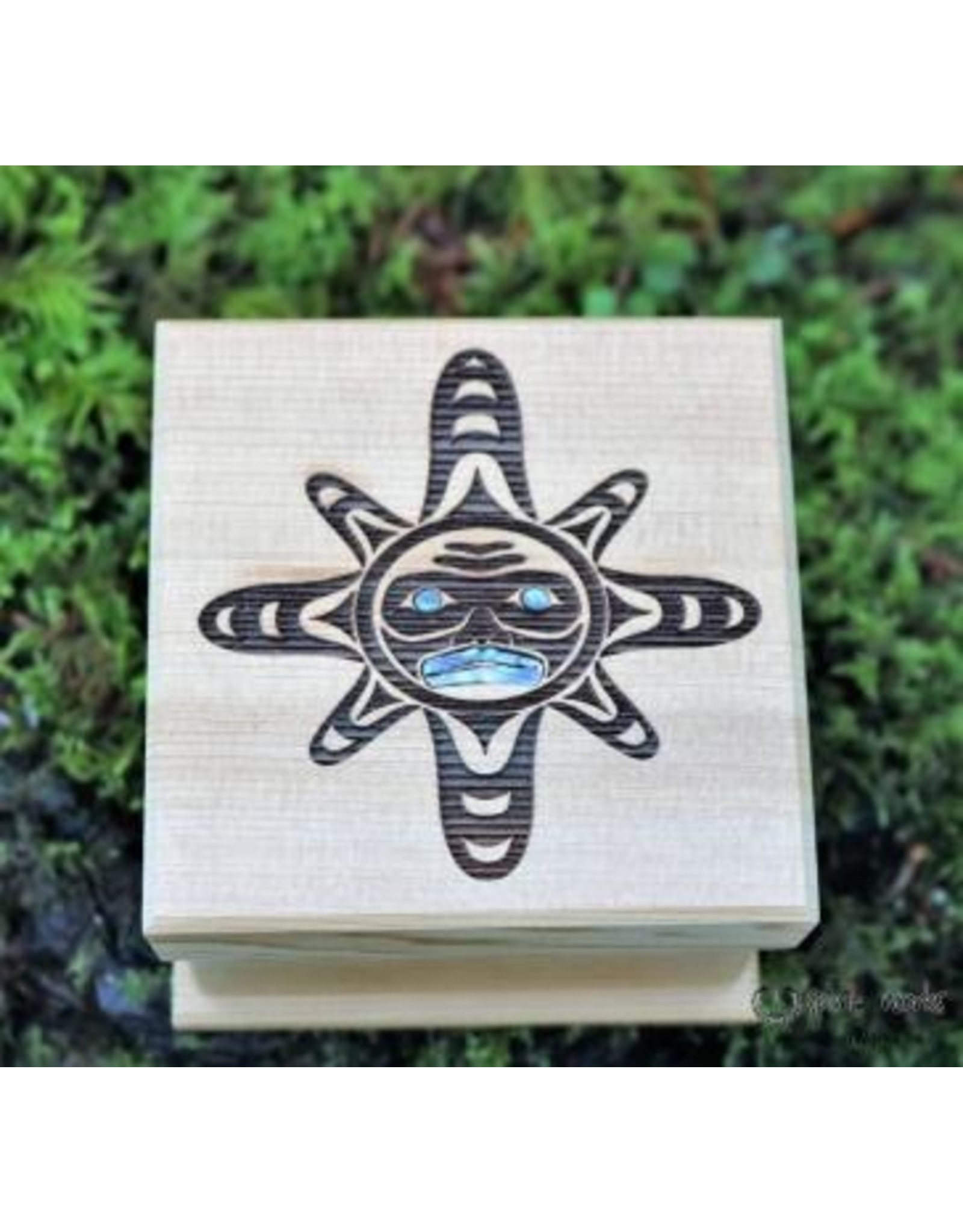 Small Bentwood Box - Sun Mask