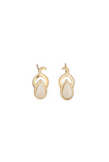 Boucles d'Oreilles en Ivoire de Mammouth Fossilisé - ME47