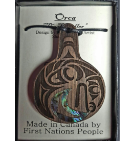 Pendentif Orque Native Design - Foncé