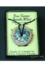 Spindle Whorl Pendant Native Design - Light