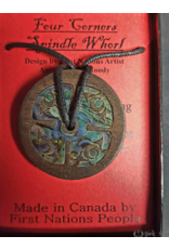 Pendentif Spindle Whorl Native Design - Foncé