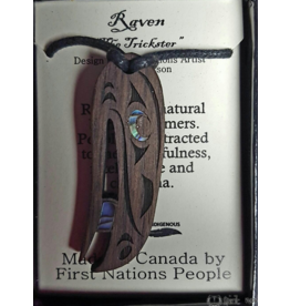 Pendentif Corbeau Native Design - Foncé