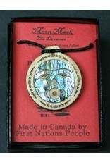 Moon Mask Pendant Native Design - Light