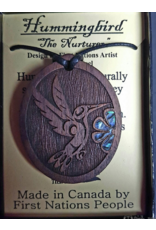 Hummingbird Pendant Native Design - Dark