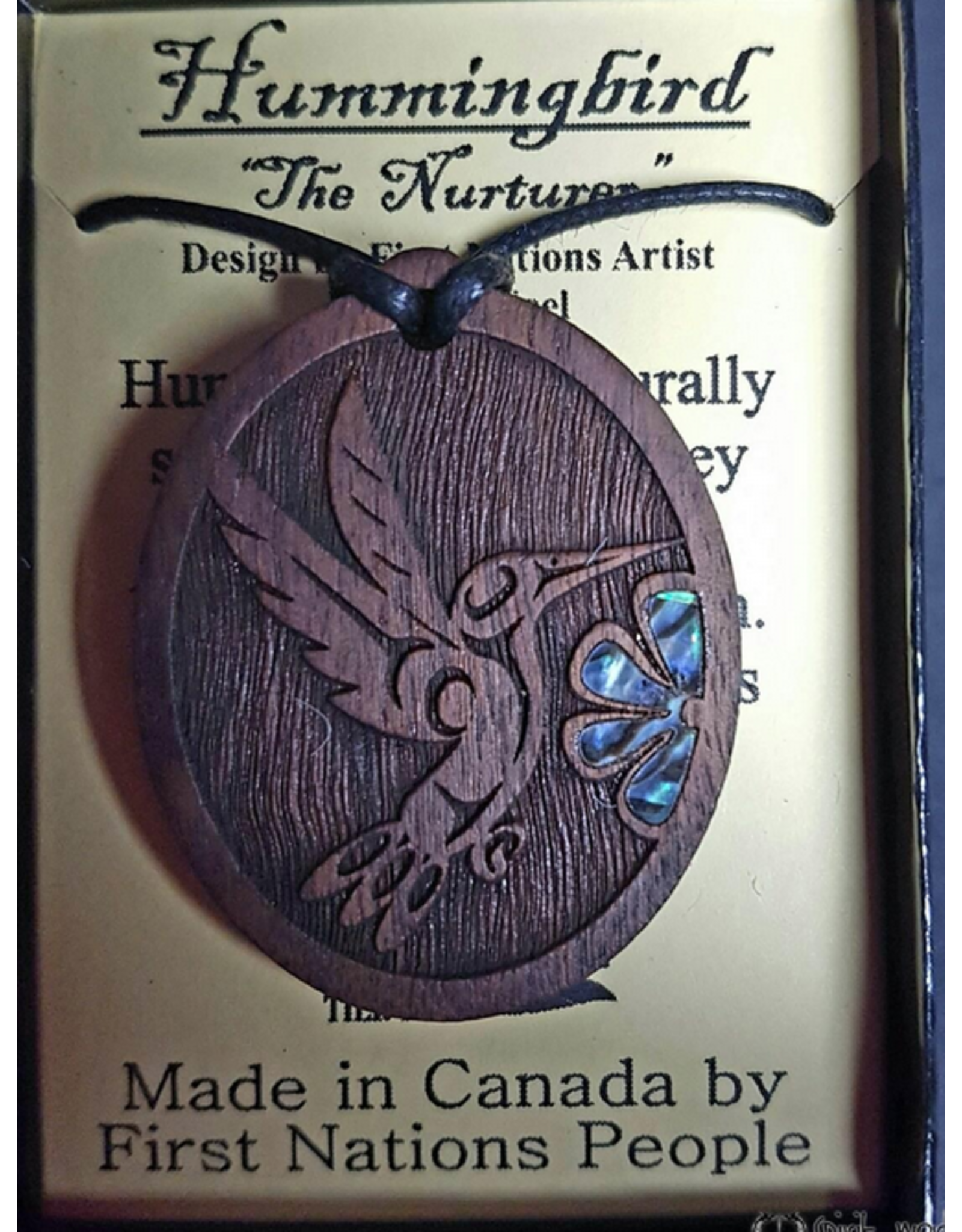 Pendentif Colibri Native Design - Foncé