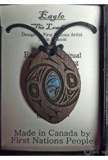 Eagle Pendant Native Design - Dark