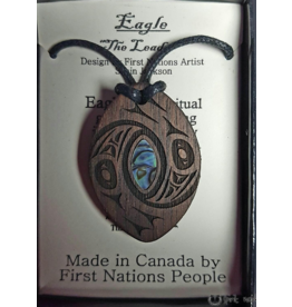 Eagle Pendant Native Design - Dark