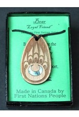 Bear Pendant Native Design - Light
