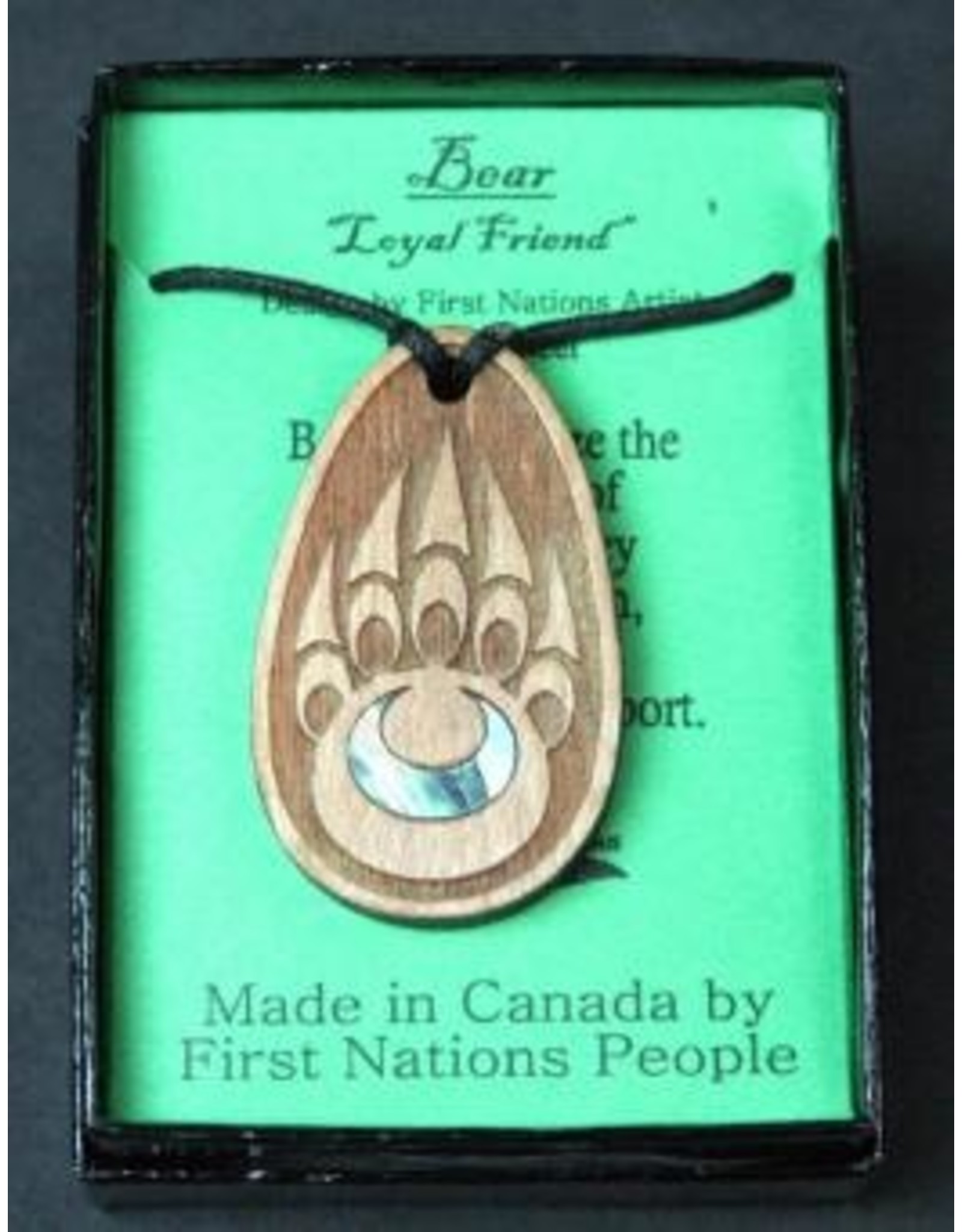 Pendantif Ours Native Design - Claire