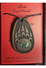 Pendantif Ours Native Design - Foncé