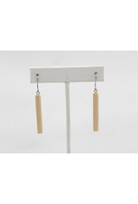 Fossilized Mammoth Ivory Earrings - MDS50