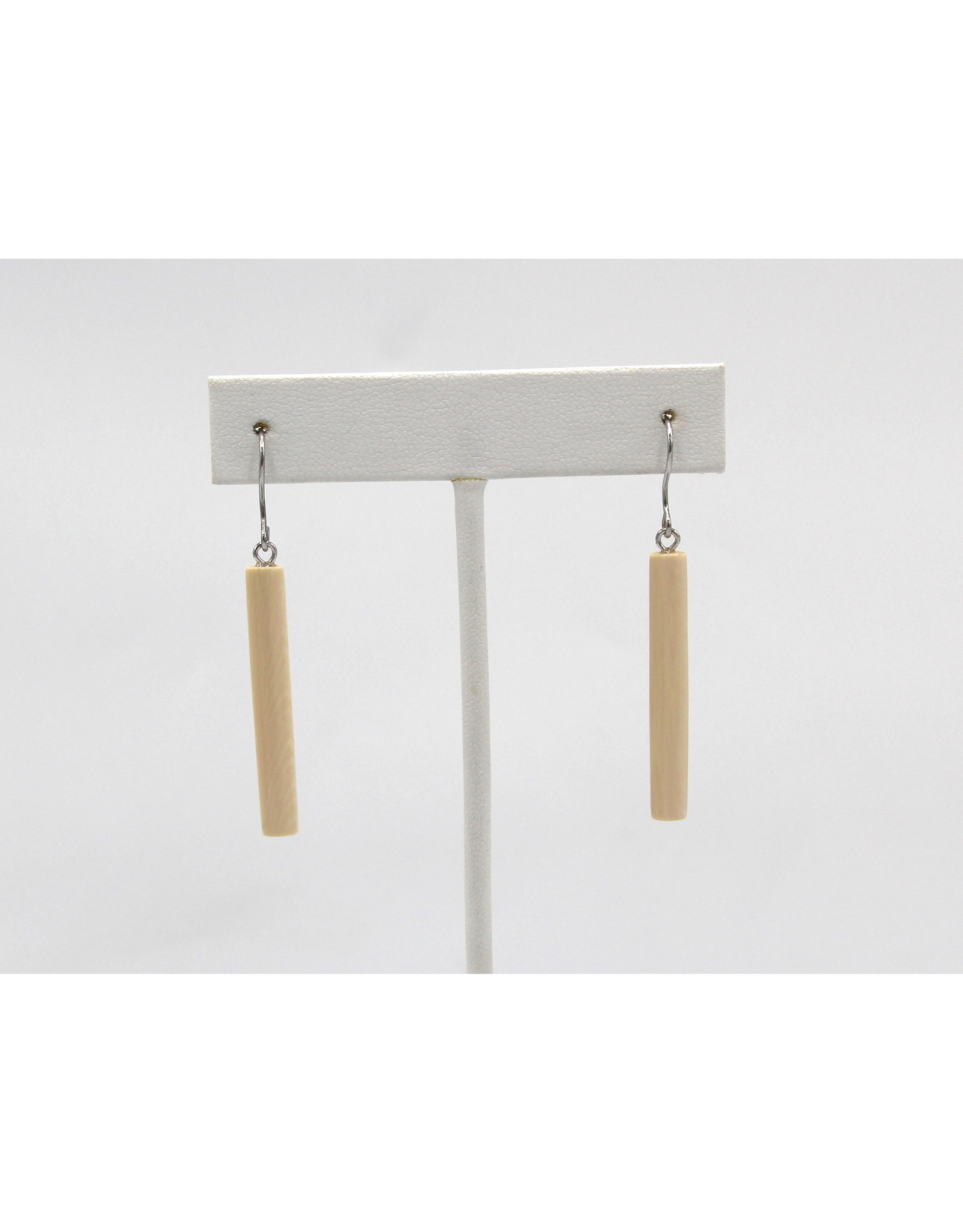 Fossilized Mammoth Ivory Earrings - MDS50