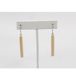 Boucles d'Oreilles en Ivoire de Mammouth Fossilisé - MDS50