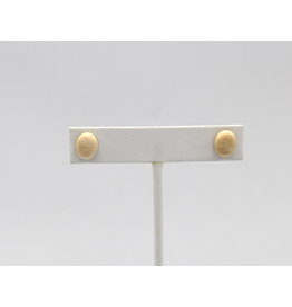 Boucles d'Oreilles Ovale en Ivoire de Mammouth Fossilisé - MES40