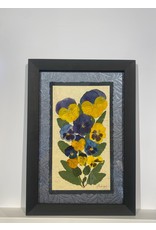 10x14 Assorted Flowers Black Frame - 101401B