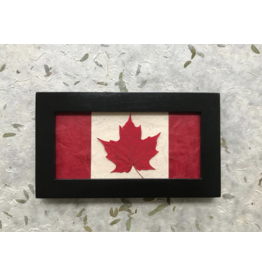 6x10 Canadian Maple Leaf Flag Black Frame