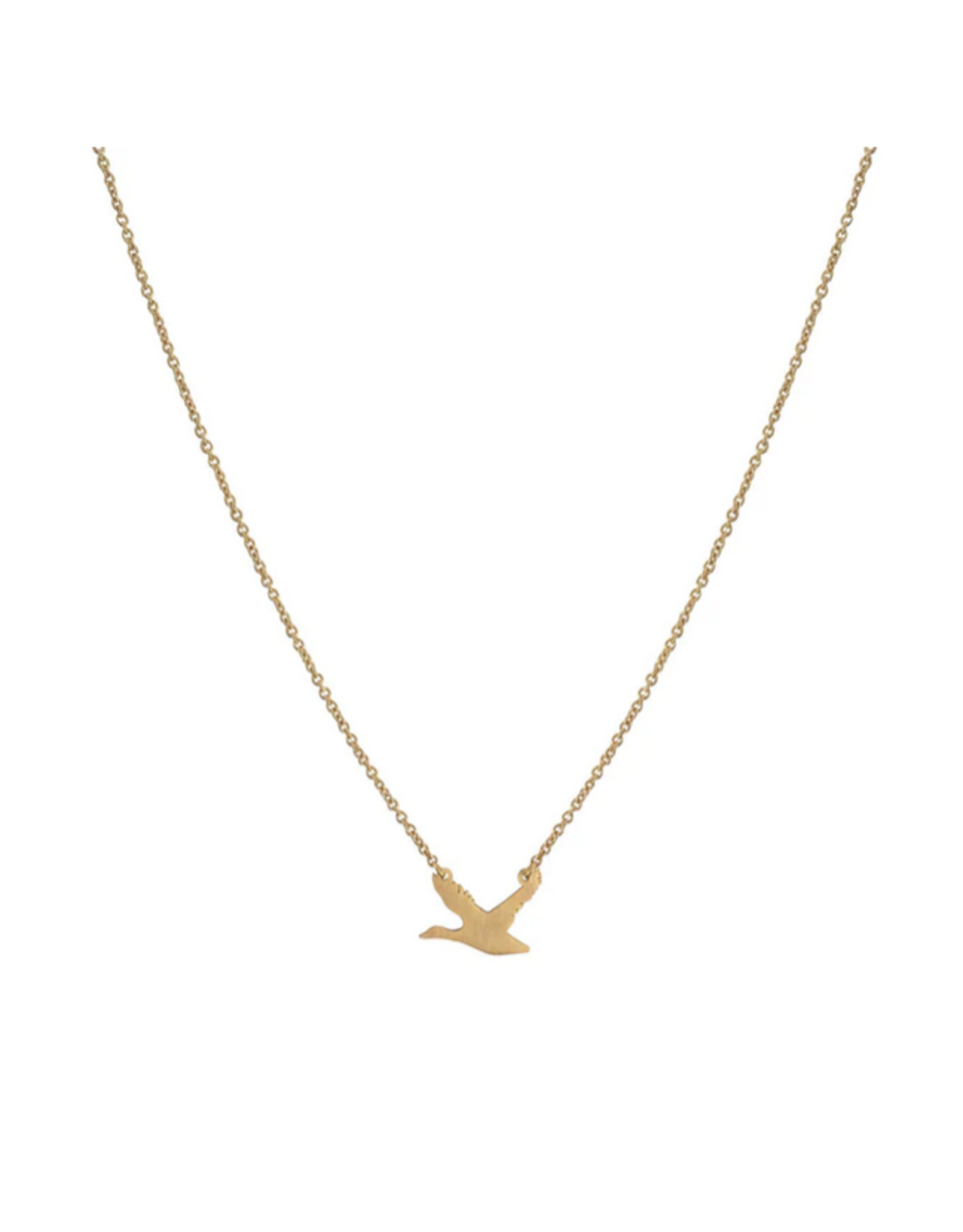 Goose Necklace - Gold