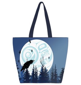 Raven Moon by Mark Preston Tote Bag