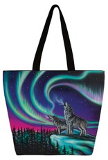 Sky Dance Wolf Song by Amy Keller Tote Bag - POD2542TOTE