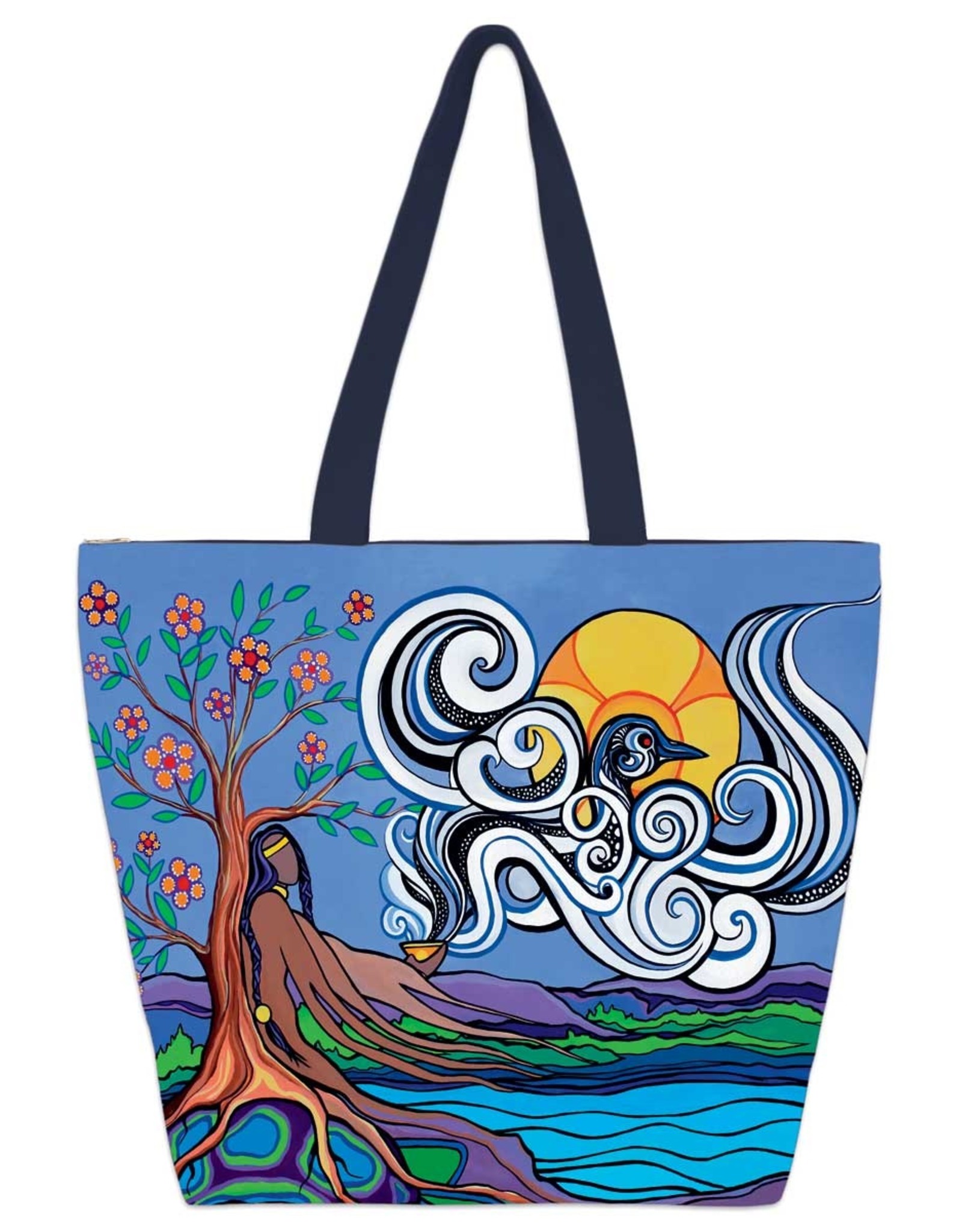 Prayers by the Lake by Pam Cailloux Tote Bag - POD1949TOTE