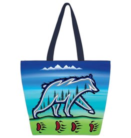 Ojibway Medicine Bear by Jeffrey Red Tote Bag