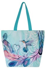 Hummingbird Feathers par Carla Joseph Fourre-tout - POD2594TOTE