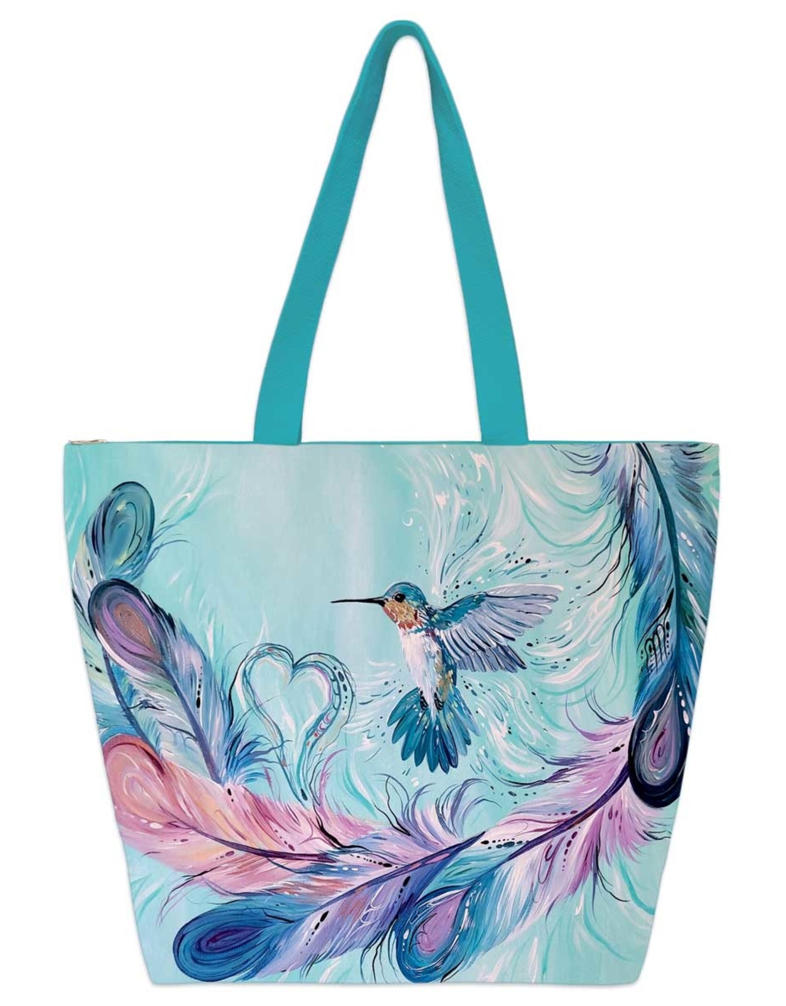 Hummingbird Feathers par Carla Joseph Fourre-tout - POD2594TOTE